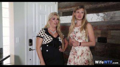 Karina White & Joclyn Stone share a hot, mature wedding night on freefilmz.com