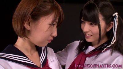 Kinky Miyanaga and Hisa Takei indulge in some hot lesbian action at Kiyosu - Japan on freefilmz.com
