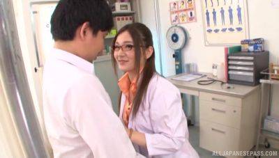 Asian researcher removes her uniform to fuck her colleague and swallow - Japan on freefilmz.com