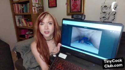 SPH solo babe with coloredhair talks dirty about small dicks - Britain on freefilmz.com