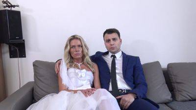 Bride in her late 20s fucked by her father-in-law in front of her hubby on freefilmz.com