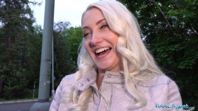 Helena Moeller, a busty blonde MILF, craves for a big Czech dick in public POV - Czech Republic on freefilmz.com