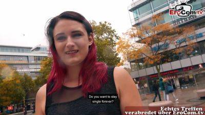 German Redhead Slut meet and fuck dating on Public Street - Germany on freefilmz.com