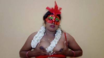 Indian Red Saree Sexy Big Boobs Aunty - India on freefilmz.com