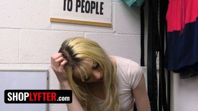 Cecelia Taylor gets dominated and searched in the backroom for shoplifting on freefilmz.com