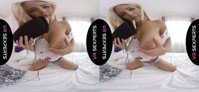 Super Busty Blonde Natalie Cherie (ASMR Solo Fetish With Nathaly VR - Nataly Cherie) on freefilmz.com