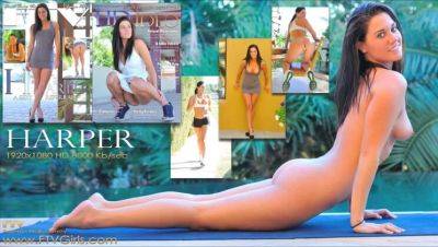 Harper - Solo Female Natural Masturbation 5 on freefilmz.com