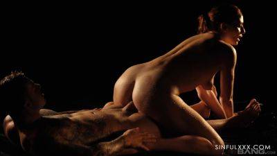 Deep erotic sex fantasy grants the nude beauty intense orgasms on freefilmz.com