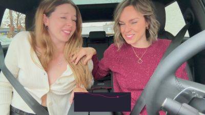 Nadia Foxx And Serenity Cox - And Take On Another Drive Thru With The Lushs On Full Blast! on freefilmz.com