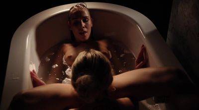 Steamy broads use the soapy tub to consume their lust for pussy on freefilmz.com