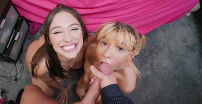 Sweet bitches play together in flawless POV threesome on freefilmz.com