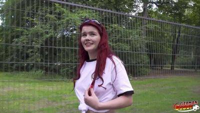 German Redhead Mia May Gets Anal Fucked in Public - Germany on freefilmz.com