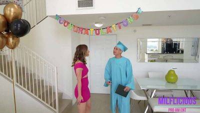 Stepmom Anya Olsen Fucking on Graduation Day on freefilmz.com