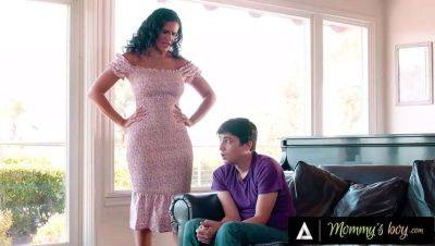 Naughty Stepson Gets Disciplined by Hot Stepmom Penny Barber on freefilmz.com