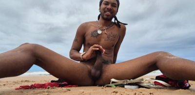 I did my first DP on the beach and I screamed with pleasure, so what, everyone is watching? I came nicely on two cocks!! on freefilmz.com