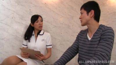 Asian with generous boobs fucked by a horny patient and soaked in sperm - Japan on freefilmz.com