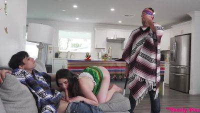 Filling My Step-Sis's Piñata with Alyx Star and Big Tits on freefilmz.com