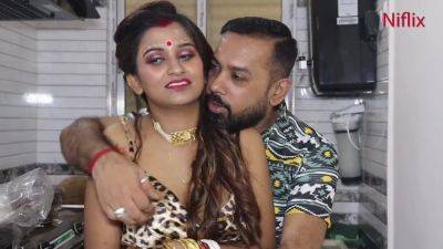 Indian Wife Honeymoon Sex In Kitchen With Her Husband - India on freefilmz.com