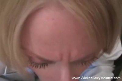 Amateur Blond Babe Plays In This Medical Fantasy on freefilmz.com