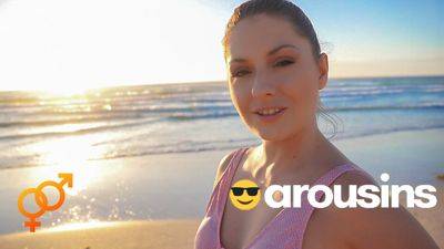 Have you Ever Been Blown on the Beach? POV Rebecca Volpetti & Jason Love at Arousins on freefilmz.com