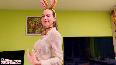 Cute Big Boobs Bunny Delivers Awesome Easter Blowjob - Sweet Minnie on freefilmz.com