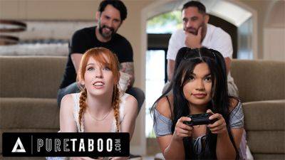 PURE TABOO Unhappily Married DILFs Grow Strong Desire For Stepdaughters Madi Collins & Summer Col on freefilmz.com