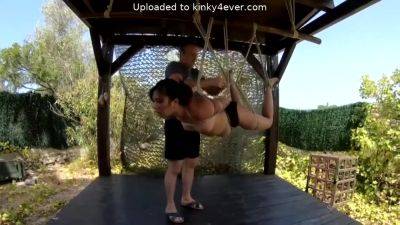 Outdoor Hogtie Suspension on freefilmz.com