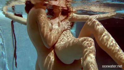 In The Indoor Pool, Two Stunning Girls Swim 5 Min - Russia on freefilmz.com