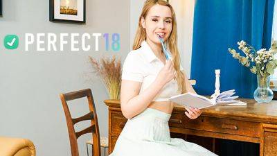 Busty Annastejsa Cherry Does her Homework by Perfect18 on freefilmz.com