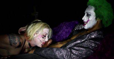 Aroused blonde slut gets dirty fucking in highly intense role play on freefilmz.com