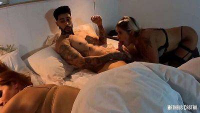 Wedding Night Blowjob: Lucy Deville and Matheus Castro on freefilmz.com