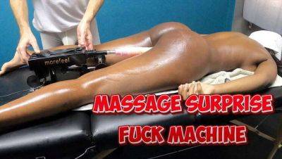 Ebony Sex Machine Surprise: Real Orgasms for a Black Woman during Massage on freefilmz.com