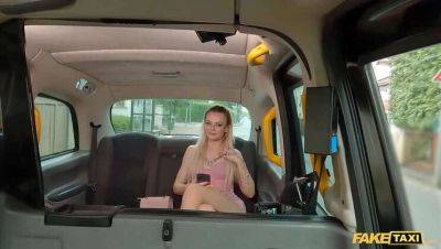 Fake Cab Driver Gets Intimate with Blonde Social Media Star and Her Small Breasts - Czech Republic on freefilmz.com