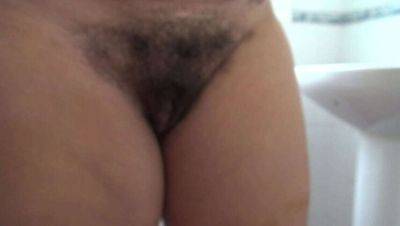 Step-Mom Susan Flashes Her Hairy Snatch to Eager Step-Son on freefilmz.com