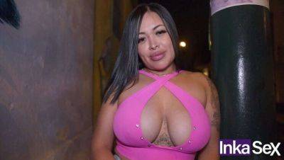 Busty Peruvian Milagros Raiza Caught at Night by Shy Brunette - Peru on freefilmz.com