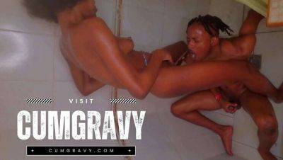 Jamaican Couple's Shower Explicit Encounters - Jamaica on freefilmz.com