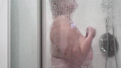 Soapy Big Natural Tits Shower Time on freefilmz.com