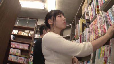 Japanese Babe having sex in bookstore - Japan on freefilmz.com