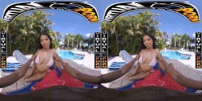 Eden West gets her tight pussy pounded in VR while enjoying a garden of Eden garden experience on freefilmz.com