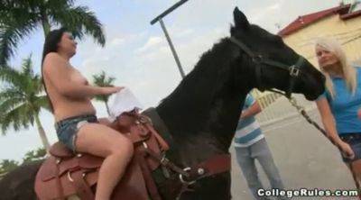 Watch this busty babe with big tits take a public back ride and blow a big load on freefilmz.com