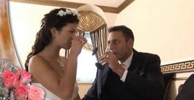 Bride gets intimate with her father-in-law right on her wedding day on freefilmz.com