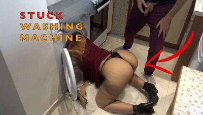 Dumb Maid Trapped in Washing Machine on freefilmz.com