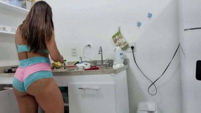 I Visited My Friend and Fucked the Hot Latina in the Bathroom: Leo Skull on freefilmz.com