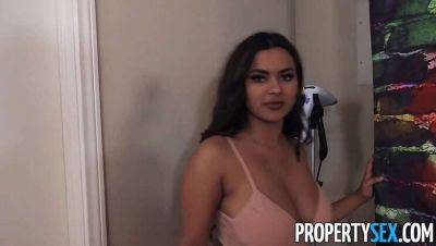 Curvy Tenant Numi Zarah: Seducing Her Landlord with Blowjob and Sex on freefilmz.com