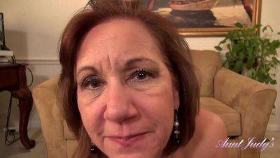 Step-Aunt Marie, 60 & Sexy, Sucks Your Cock & Masturbates in Nylons on freefilmz.com