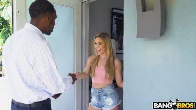 Kali Roses: Amateur Blonde MILF Summons Big Black Cock on freefilmz.com