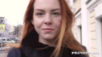 Candy, squirting redhead takes a creampie - Russia on freefilmz.com