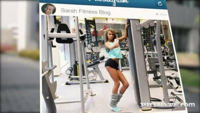 Sarah Kay Has an Anal Creampie in the GYM on freefilmz.com